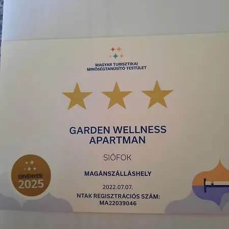 Garden Wellness Apartman Apartment